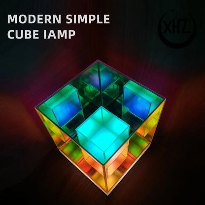 LED 3D Pyramid Cube Night Light