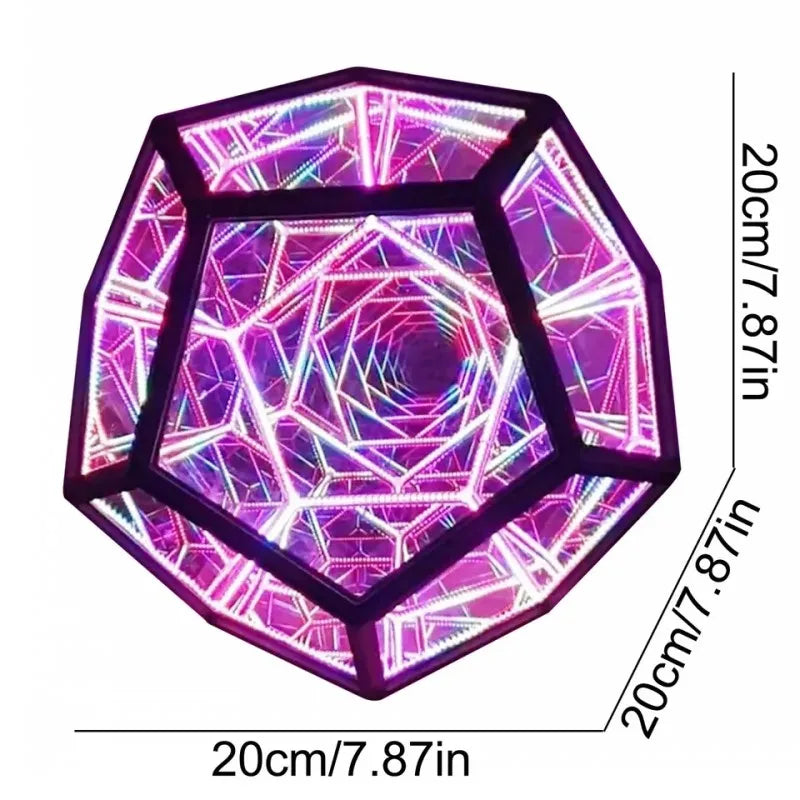 Infinity Dodecahedron Gaming Light 3D