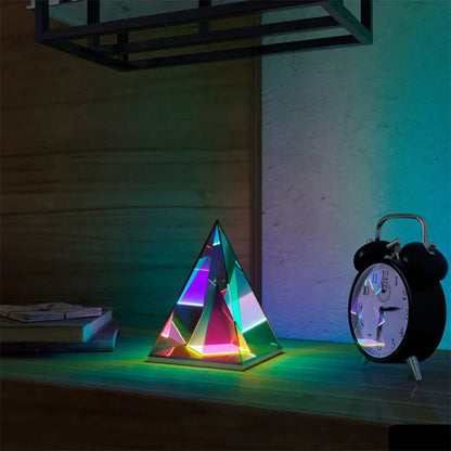 LED 3D Pyramid Cube Night Light